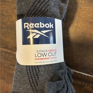Reebok Men's Low Cut Socks - Dark Gray